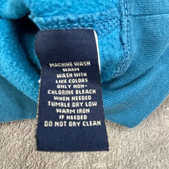 Polo Jeans Co Ralph Lauren Pullover Hoodie Men Large Blue Classic Sweatshirt Y2K - Picture 9 of 10